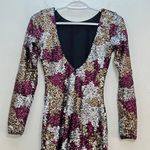 Dress the Population Emery Sequin Scoop Back Dress Photo 6