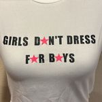 Girls Don’t Dress For Boys Crop Top Size M Photo 3