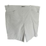 Hilary Radley Hilary‎ Radley Pin Striped Shorts Size XXL Photo 0