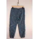 Johnny Was  Womens Pants Blue Jogger Embroidered Cargo Pull On Casual Size Small Photo 9