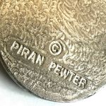 Piran Pewter Celtic Spiral Red Cabochon Drop Earrings Silver Photo 5