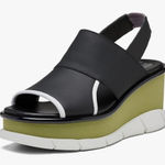 Sorel  Women's Joanie III Slingback Sandals Black Slip On Platform 8 Photo 0