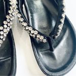 Isabel Marant  rhinestone suede leather thong sandals Photo 2