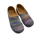Dansko  Pro Clogs Slip On Shoes Womens 41/10.5 Multicolor Pastel Jute Wedge Heel Photo 1