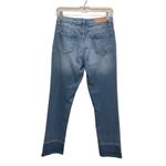 Karl Lagerfeld  Button Fly Straight Cropped Jeans Medium Wash Size 2 Photo 5