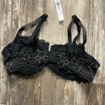 Soma  Black Floral Lace Bra Size 36C Photo 3