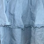 Mi Ami large tired chambray skirt Blue Photo 1