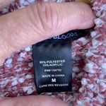 Pink Rose Popcorn Sweater Crop Mock Neck Blush & Bloom Womens Medium New Photo 9