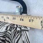 Talbots Irish Linen A-Line Wrap Skirt Brown White Leaf Print Knee Length 16W Photo 7