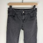 American Eagle  Black Washed Jeggings Sz 4 X-LONG Stretch Denim Photo 5