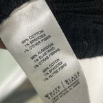 White House | Black Market  BLACK honeycomb zipper sweater small NEW Photo 8