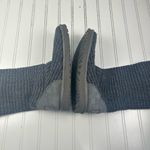 UGG  Australia Classic Cozy Knit Button Boots Blue/Gray Knit Sweater Boots Sz 7 Photo 2