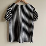 Madewell Stripe Play Pullover Boxy Top Pockets Womens Size S Short Sleeve Photo 6