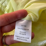 House of Harlow 1960 Lounge Satin Shimmer Wide Leg Pants Womens XS Yellow Green Photo 5