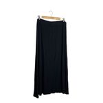 Lane Bryant  Plus Size Basic Solid Black Maxi Skirt Photo 2