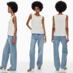 Wilfred Aritzia Philippa Top Size Small Light Birch Pointelle-knit tank top Photo 1