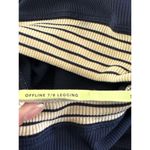Aerie Offline By ‎ 7/8 Hi Rise Navy Blue Ribbed Legging SMALL NWT Photo 7