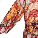 Elizabeth and James Marika Garden Dress Multicolor Floral Belted Dress EUC M Photo 3