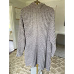 Sabrina Lauren Boucle Robe Longline Cardigan Buttery Soft Plush Fluffy Luxury 1X Gray Photo 2
