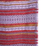 infinity Eco By Rising Tide Red/Purple Mohair & Organic Cotton Knit Blend Scarf Photo 3