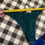 Hollister Women’s Jade Green Ribbed Bikini Bottoms Size XL Photo 7