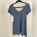 Athleta NWT  Essence Support Top Cottage Blue Size XS Photo 7