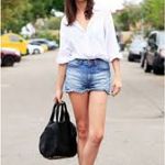 Ymi  High Rise Mom Fit Shorts Distressed Denim 100% Cotton‎ Light Wash
Size 7/28 Photo 14