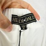 Heidi Daus Flare Leg Pants Size Medium White NEW Lined Crepe High Rise Photo 4