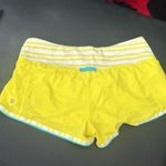 Lululemon yellow teal striped shorts Photo 2