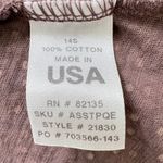 Fresh Produce Womens Top Small Brown Polka Dot Pockets Cotton Casual USA Made Photo 5