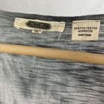 Miss Me  Gray Chain Embellished Short Sleeve Tunic Tee T Shirt Top M Photo 5