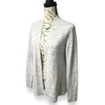 Old Navy Gray Confetti Knit Cardigan Open Front Size Medium Cozycore Minimalist Photo 1