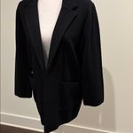 J.Crew Open Front Black Knit Blazer Sz M Photo 2