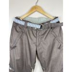 Ride Snowboards Women’s Snowboard Pants Size L Stripe Waterproof Insulated Brown Size L Photo 1