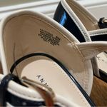 Anne Klein Zetenia Two-Tone Double Strap Platform Heels Navy Women Size 8 Photo 7