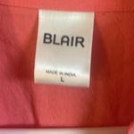 Blair  peach sleeveless button up - womens size L Photo 3