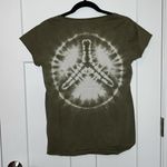 One Teaspoon NWT Organic Peace Tee - Khaki Photo 3