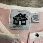 Storybook Knits Precious Pearls Pink Embellished Cardigan & Tank Set – Size M Size M Photo 2