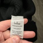 Lulus  Tea Reader Black Long Sleeve Turtleneck Sweater Dress Size‎ XS NWT Photo 7