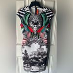 Clover Canyon Sheath Dress Multicolor
Print Scuba Knit Neoprene Size M Cocktail Photo 2
