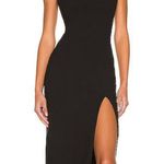 Lovers + Friends Stardust Midi Halter Dress in Black Photo 9