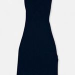 Freshman 1996 Black Ribbed Bodycon Midi Dress — Size S Photo 0