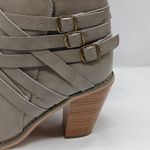 Journee Collection Chunky Heel Ankle Boots Womens 10 Tan Western Chic Streetwear Photo 2