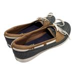 Keds Ortholite Striped Boat Shoes Women’s Size 7 Blue White Tan Sneakers Photo 3