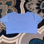 Aerie  Smoothez Blue Crop Top Photo 1