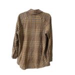 CAbi Yorkshire Shacket tan & brown plaid #4298 sz Small Photo 1