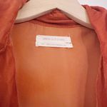 Urban Outfitters  Brynn Velvet Jumpsuit Orange Bronze Photo 2