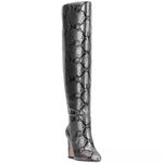 Jessica Simpson NEW  Women's Mistia Over-The-Knee Boots In  Chrome Snake Photo 5