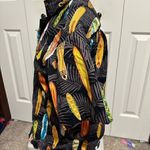 KY’s Made in Hawaii Womens Medium Surfboard Short Sleeve Button Down Shirt Gray Photo 1