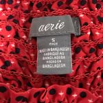 Aerie Red Polka Dot Elastic Waist Pajama Pants Women’s Size S Photo 5